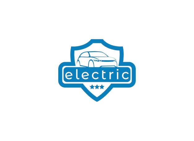 Eco Electric Car logo design