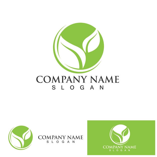 Eco Energy Vector Logo with leaf symbol Green color with flash or thunder graphic Nature and electricity renewable This logo is suitable for technology recycle organic