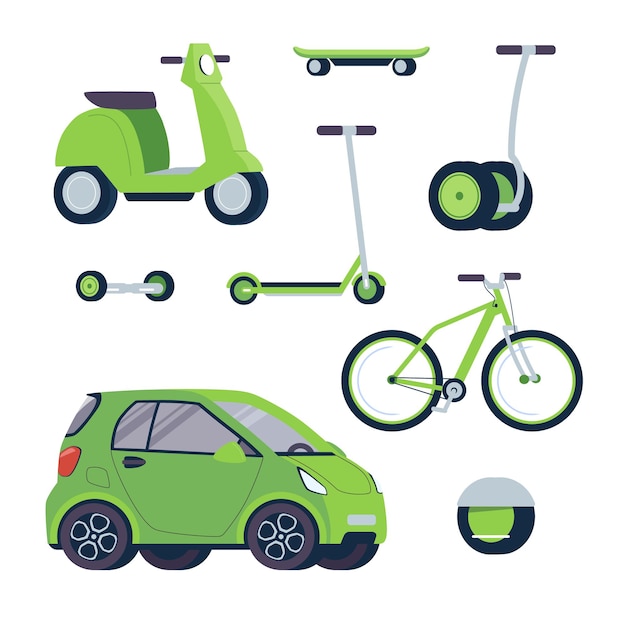 Eco-friendly electric transport set