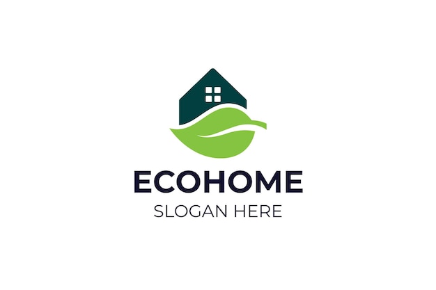 Eco home logo design