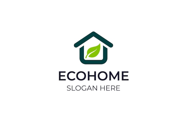 Eco home logo design