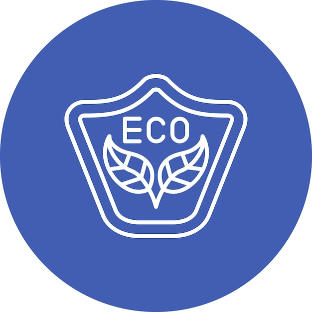 Vector eco icon