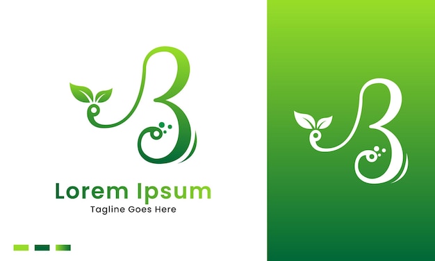 Eco initial letter z with gradient nature green leaf logo icon and illustration design