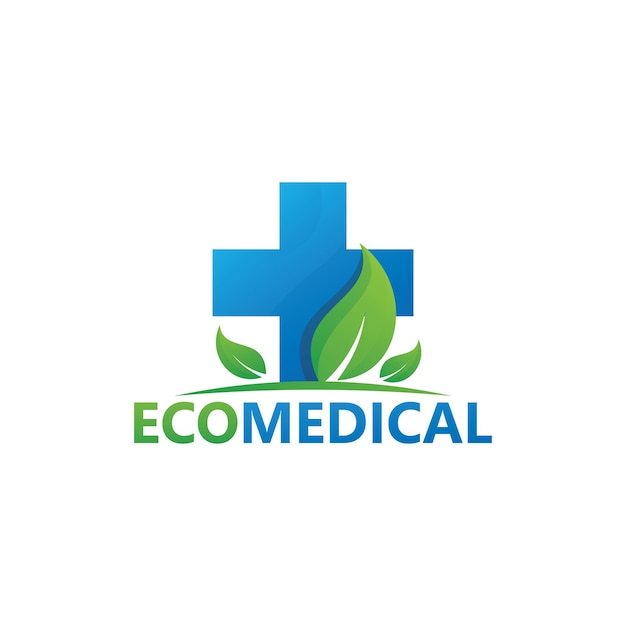 Eco Medical Logo Template Design