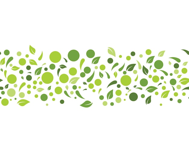 Eco nature Leaf Background Vector Illustration