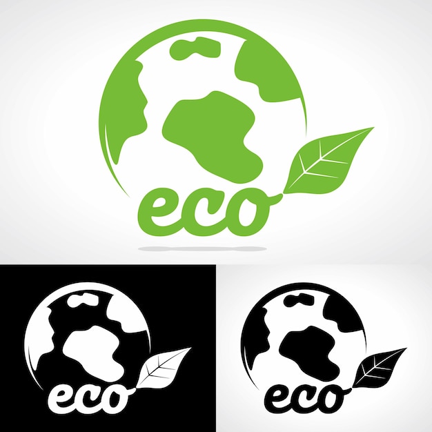 Eco Vector Logo Green Heatlh