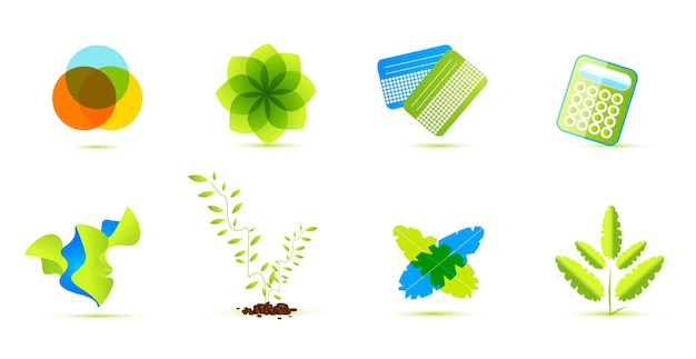 Ecological vector icons