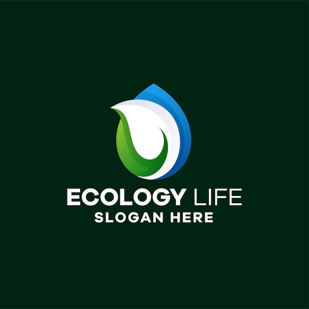 Ecology Gradient Logo Template