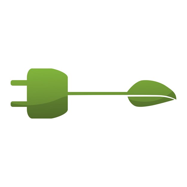 Ecology green energy icon design vector illustration