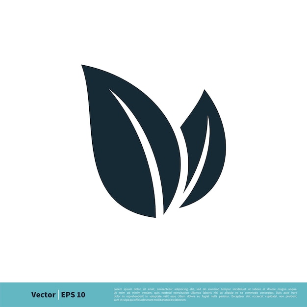 Ecology Icon Leaves Vector Logo Template Illustration Design Vector EPS 10