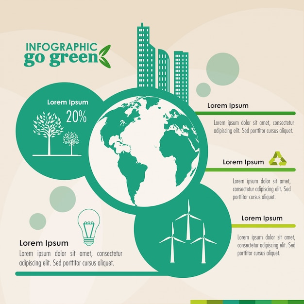 Ecology Infographic design 