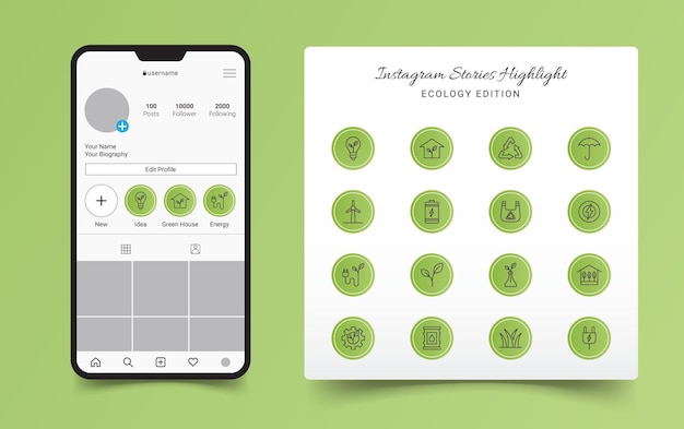 Ecology Instagram Story Highlight Covers