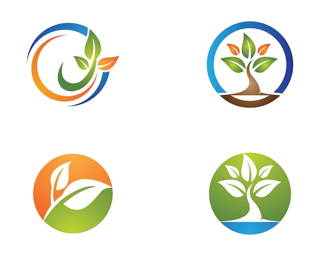 Ecology logo illustration design