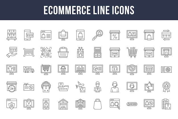 ECommerce Line Icons