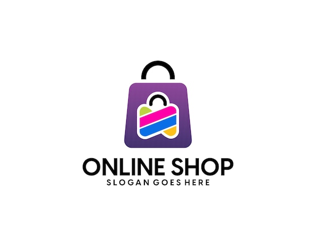 Vector ecommerce logo design vector template