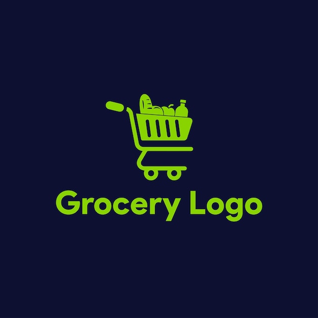 eCommerce logo template design Online Shopping logo