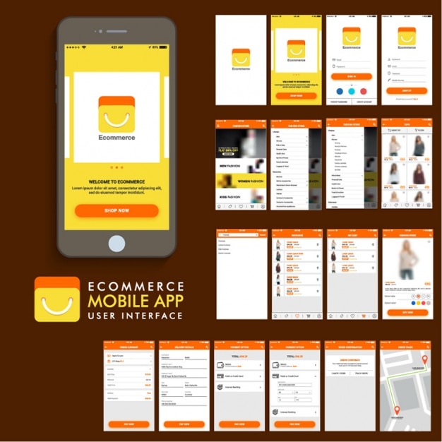 Vector ecommerce mobile app