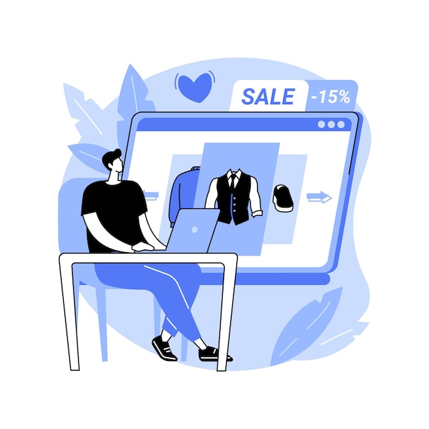 Ecommerce platform isolated cartoon vector illustrations