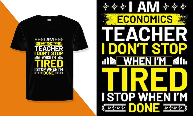 economic teacher t shirt design