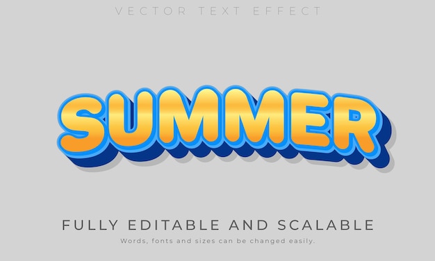 Editable 3D Retro Text Effect style