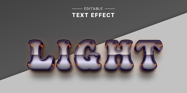 Editable 3D Technology Text Effect