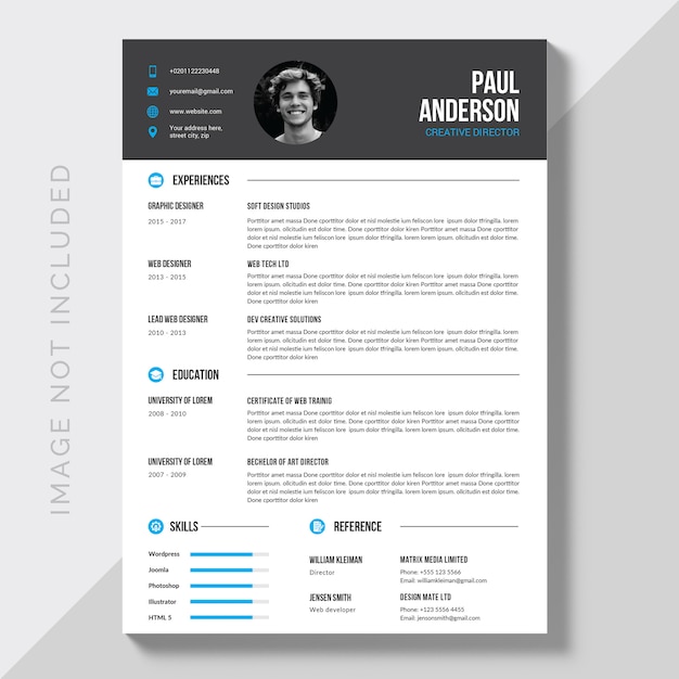 Editable cv format download