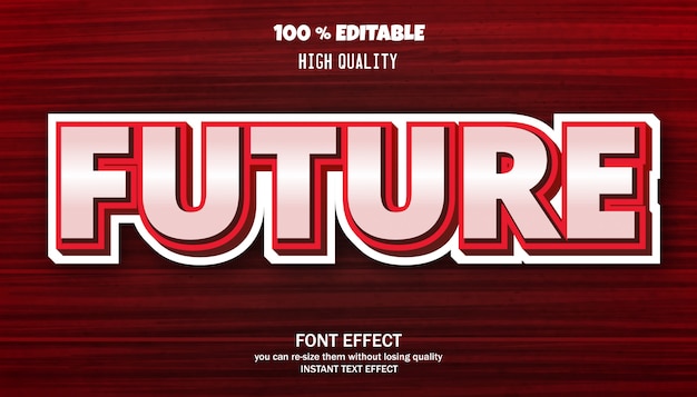 editable font effect