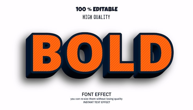 editable font effect