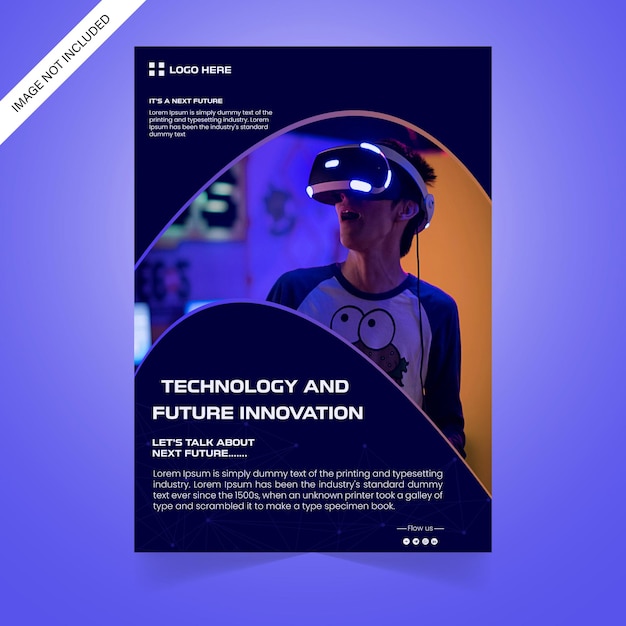 Editable Futurestick Tech Flyer Template