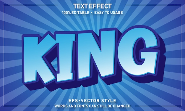 Editable King Text Effect 