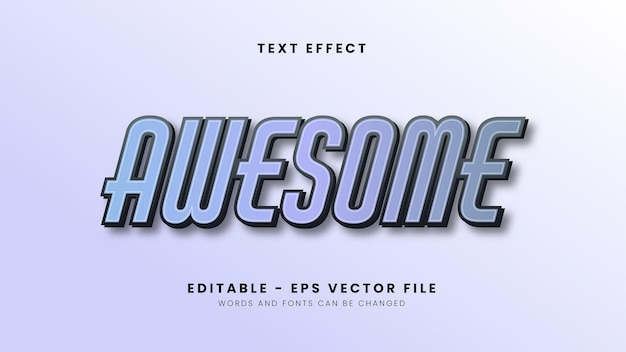 editable modern gradient text effect