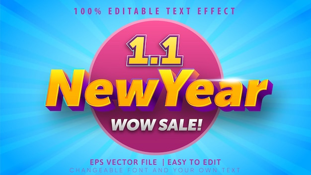 Editable New Year Text Effects