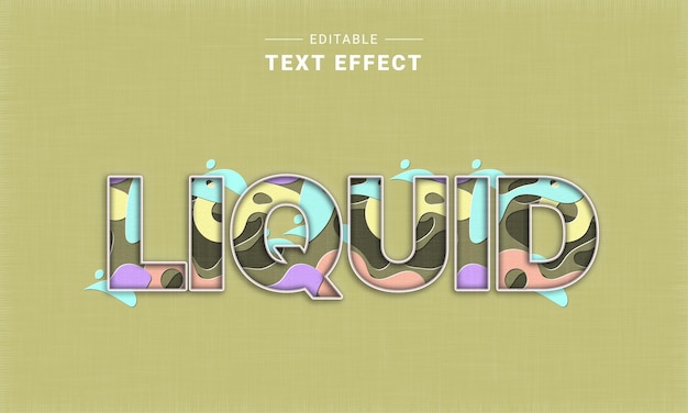 Editable Paper Cut Text Effect Mockup