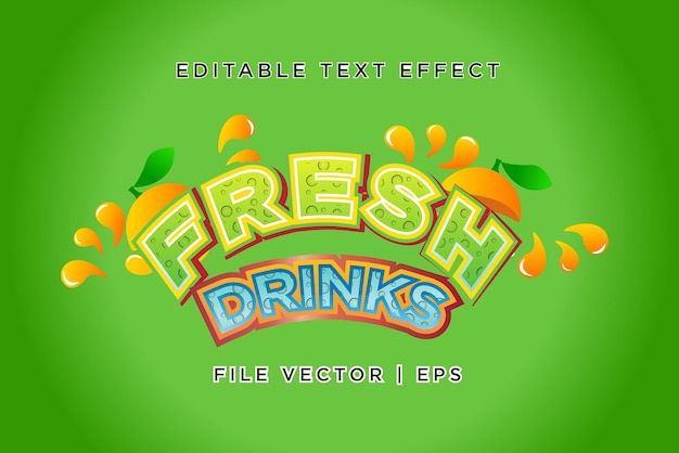 EDITABLE TEXT BEVERAGES