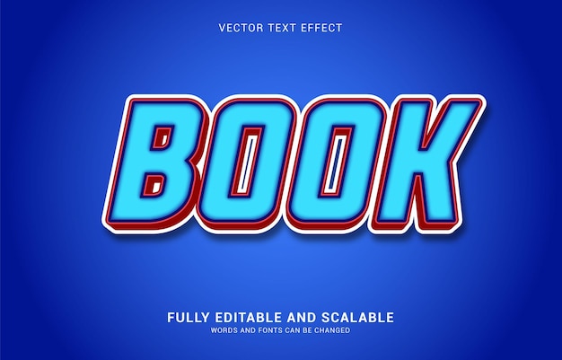 Editable text effect Book style can be use to make Title