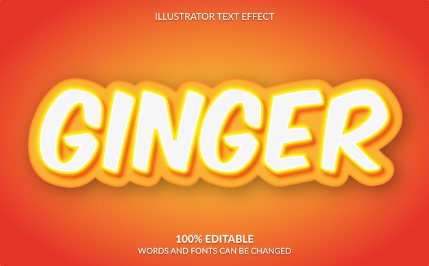 Editable Text Effect, Cartoon Text  Style