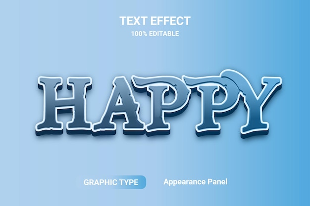 Editable text effect comic font style Word and font can be changed