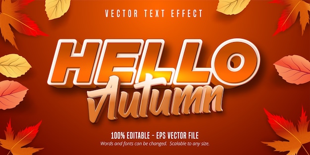 Editable text effect concept