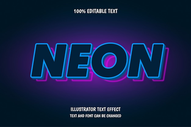 Editable text effect,easy editable font