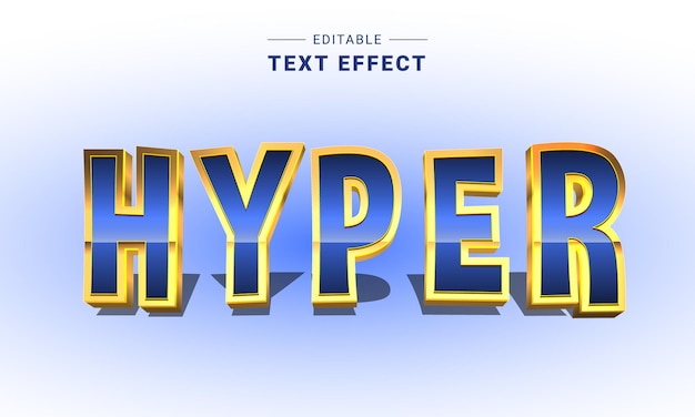 Editable text effect for illustrator Vector graphic style