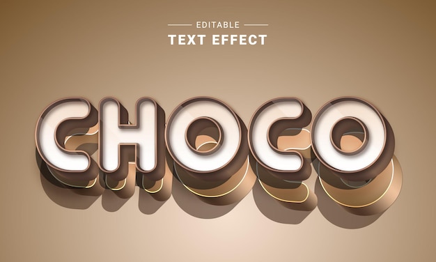 Editable text effect for illustrator Vector graphic style