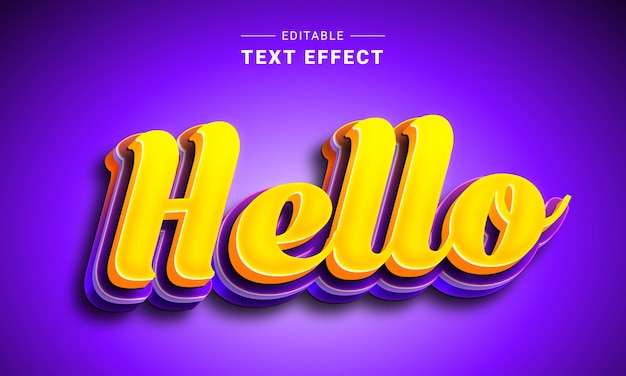 Editable Text Effect for illustrator