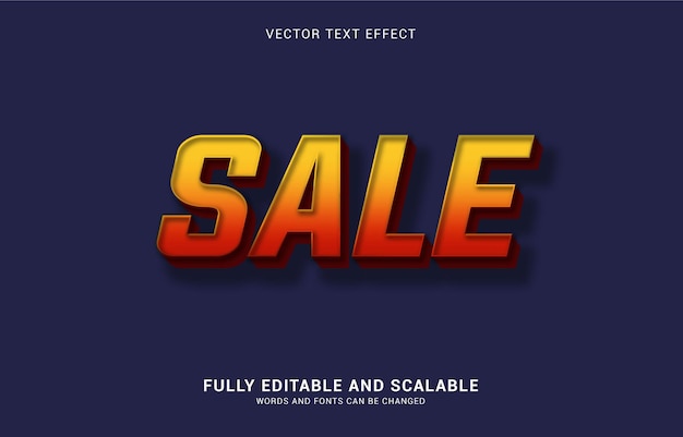 Editable text effect, Sale style can be use to make Title