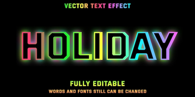 editable text effect