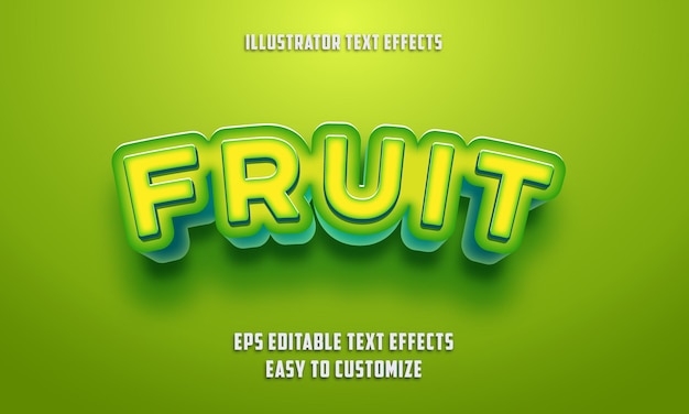 Editable Text Effects Style On Eps