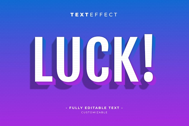 Editable  text and font effect style template