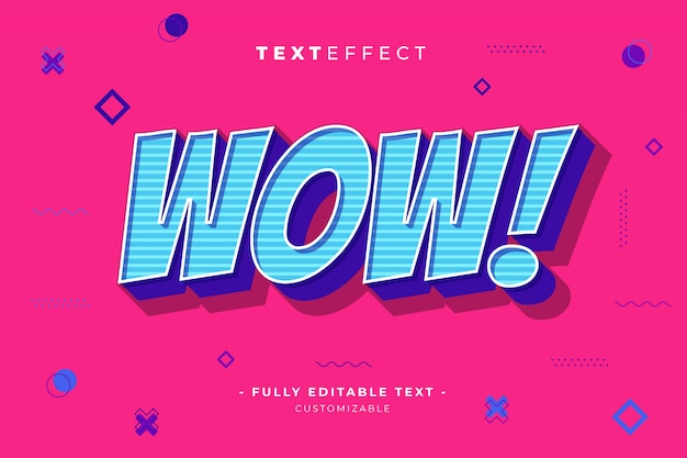 Editable text and font effect template 3d style premium vector