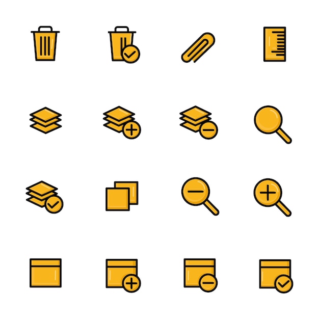 editing tool symbol set design