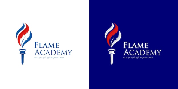 Education academy logo design