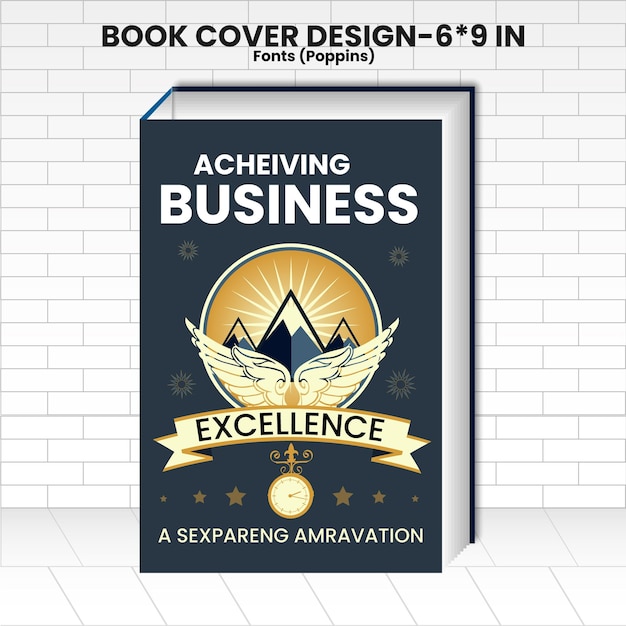 Vector education business for a book cover that says quot book design